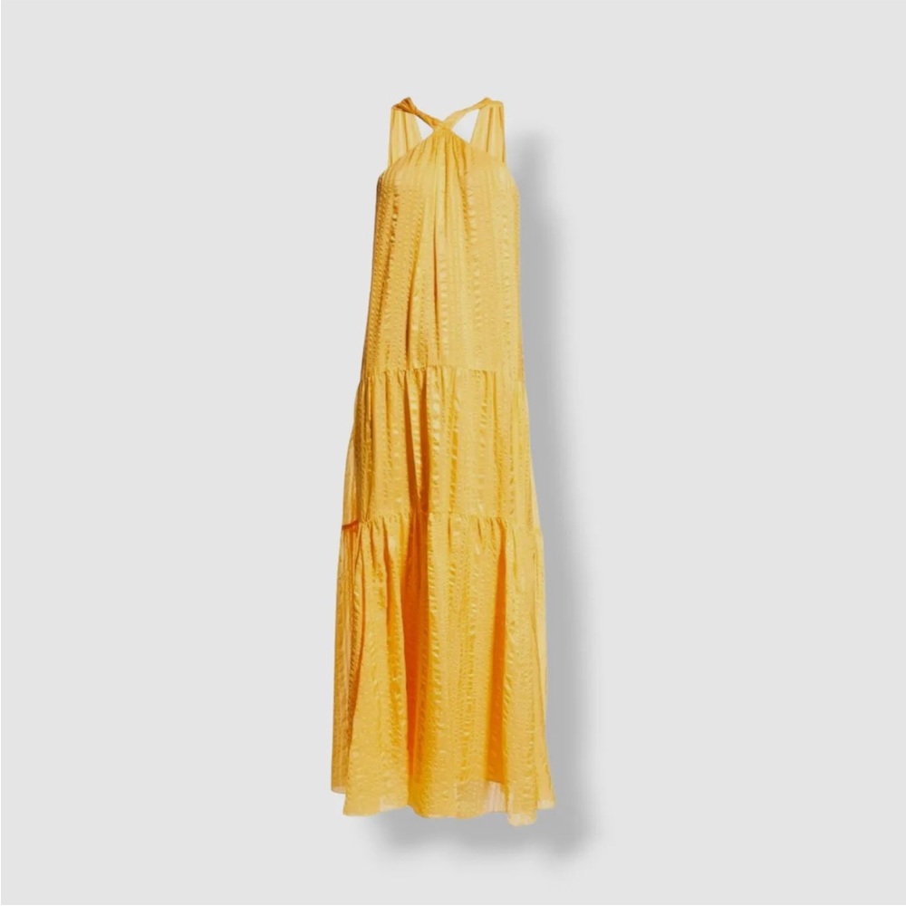 Frame Tiered Flowy Maxi Dress Sz Medium $798